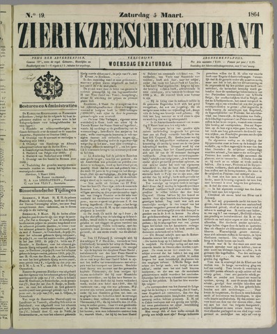 Zierikzeesche Courant 1864-03-05