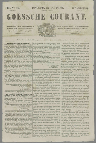 Goessche Courant 1868-10-27