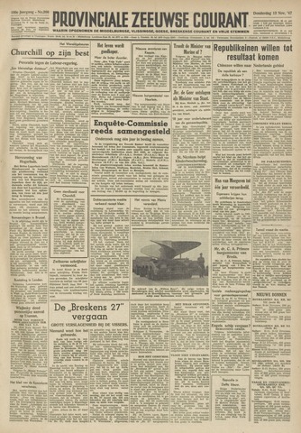 Provinciale Zeeuwse Courant 1947-11-13