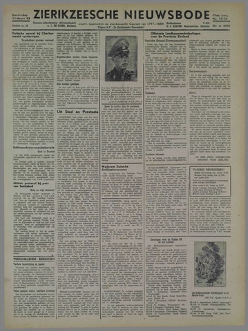 Zierikzeesche Nieuwsbode 1943-03-11