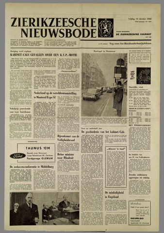 Zierikzeesche Nieuwsbode 1966-10-14