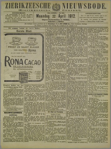 Zierikzeesche Nieuwsbode 1912-04-22