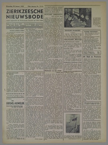Zierikzeesche Nieuwsbode 1943-01-20