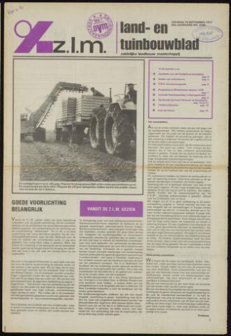 Zeeuwsch landbouwblad ... ZLM land- en tuinbouwblad 1977-09-16