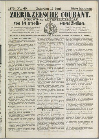 Zierikzeesche Courant 1875-06-12
