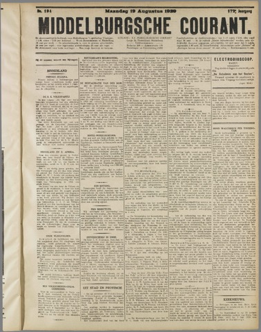 Middelburgsche Courant 1929-08-19