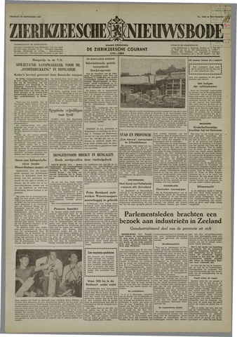 Zierikzeesche Nieuwsbode 1957-09-13