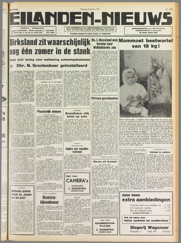 Eilanden-nieuws. Christelijk streekblad op gereformeerde grondslag 1971-10-19