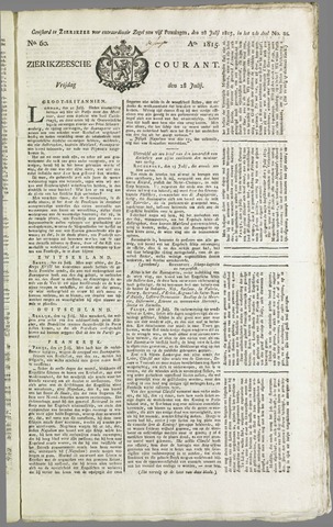 Zierikzeesche Courant 1815-07-28