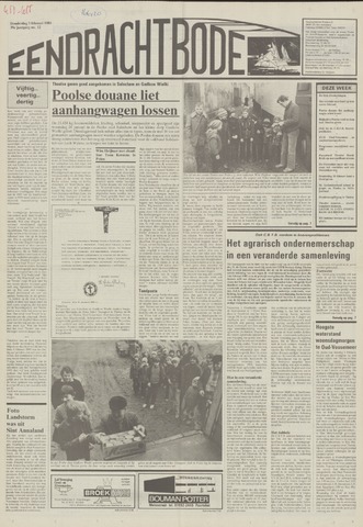 Eendrachtbode /Mededeelingenblad voor het eiland Tholen 1983-02-03