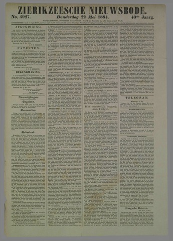 Zierikzeesche Nieuwsbode 1884-05-22