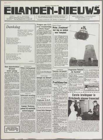 Eilanden-nieuws. Christelijk streekblad op gereformeerde grondslag 1984-11-13