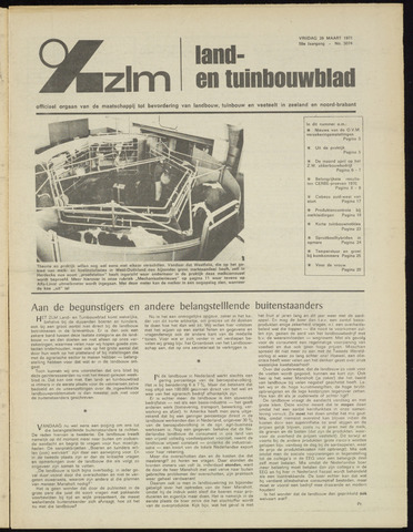 Zeeuwsch landbouwblad ... ZLM land- en tuinbouwblad 1971-03-26
