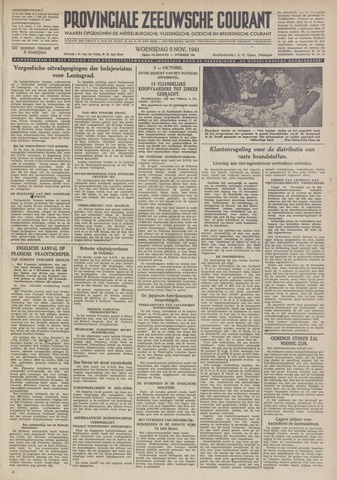 Provinciale Zeeuwse Courant 1941-11-05