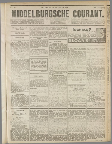 Middelburgsche Courant 1929-10-12