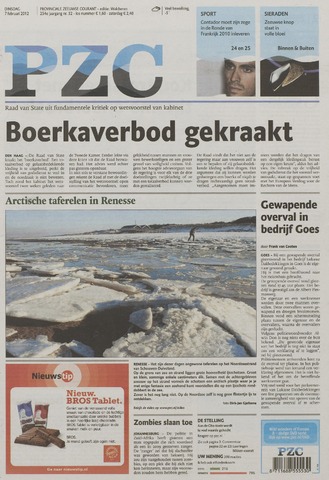 Provinciale Zeeuwse Courant 2012-02-07