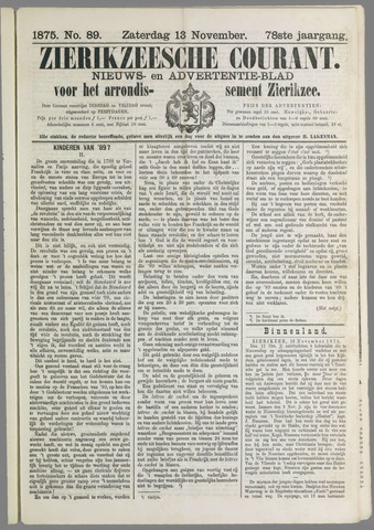 Zierikzeesche Courant 1875-11-13