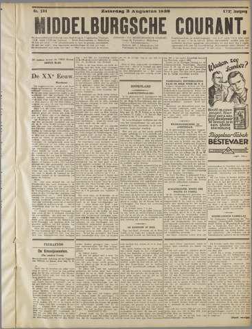Middelburgsche Courant 1929-08-03