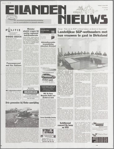 Eilanden-nieuws. Christelijk streekblad op gereformeerde grondslag 2005-03-11