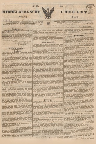 Middelburgsche Courant 1839-04-16