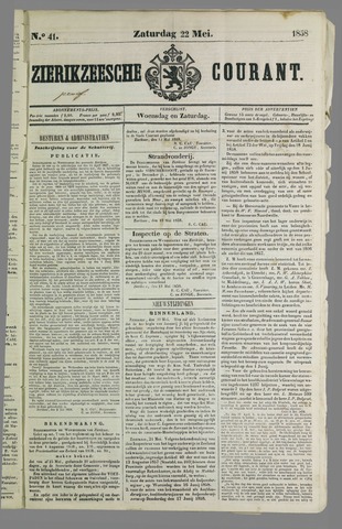 Zierikzeesche Courant 1858-05-22