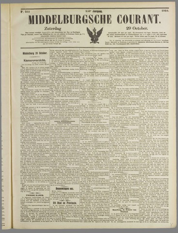Middelburgsche Courant 1910-10-29
