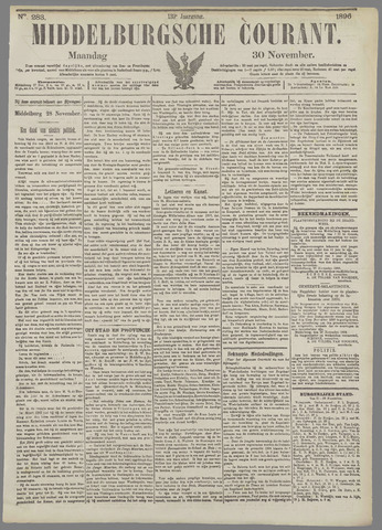 Middelburgsche Courant 1896-11-30