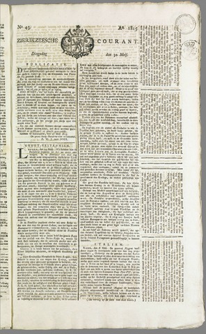 Zierikzeesche Courant 1815-05-30