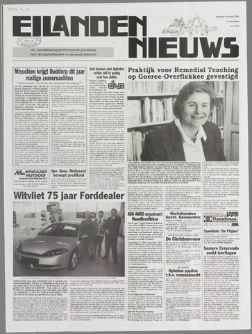 Eilanden-nieuws. Christelijk streekblad op gereformeerde grondslag 1999-03-23