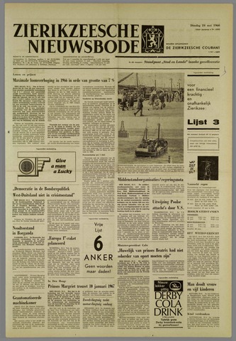 Zierikzeesche Nieuwsbode 1966-05-24