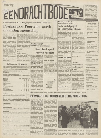 Eendrachtbode /Mededeelingenblad voor het eiland Tholen 1975-05-22