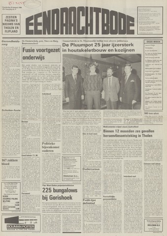 Eendrachtbode /Mededeelingenblad voor het eiland Tholen 1986-01-16