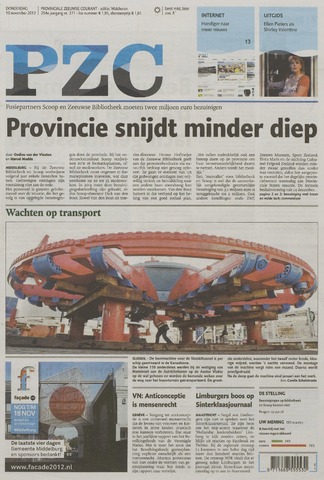 Provinciale Zeeuwse Courant 2012-11-15