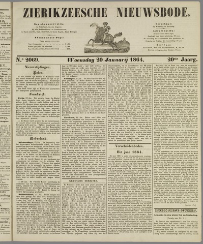 Zierikzeesche Nieuwsbode 1864-01-20