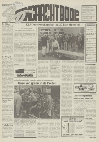 Eendrachtbode /Mededeelingenblad voor het eiland Tholen 1983-11-24