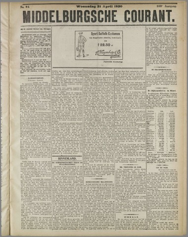 Middelburgsche Courant 1920-04-21