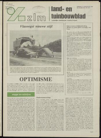 Zeeuwsch landbouwblad ... ZLM land- en tuinbouwblad 1986-08-22