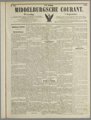 Middelburgsche Courant 1910-09-07