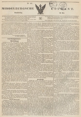Middelburgsche Courant 1839-05-30