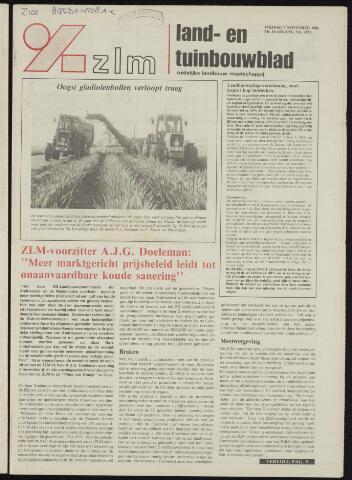 Zeeuwsch landbouwblad ... ZLM land- en tuinbouwblad 1986-11-07