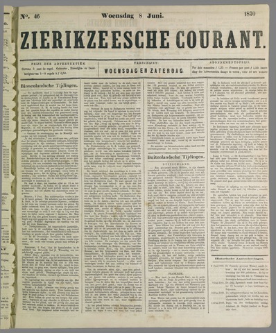 Zierikzeesche Courant 1870-06-08
