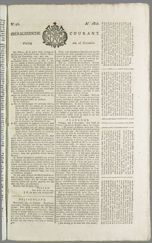 Zierikzeesche Courant 1821-11-16