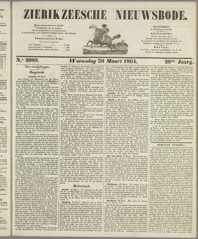 Zierikzeesche Nieuwsbode 1864-03-30