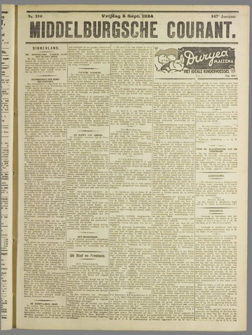 Middelburgsche Courant 1924-09-05