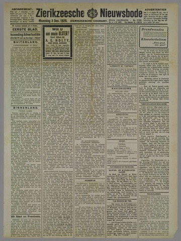 Zierikzeesche Nieuwsbode 1928-12-03