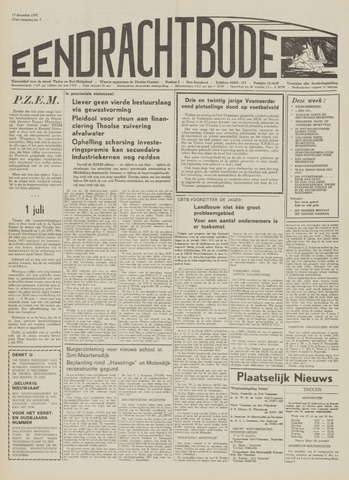 Eendrachtbode (1945-heden)/Mededeelingenblad voor het eiland Tholen (1944/45) 1970-12-17