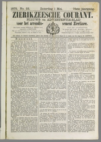 Zierikzeesche Courant 1875-05-01
