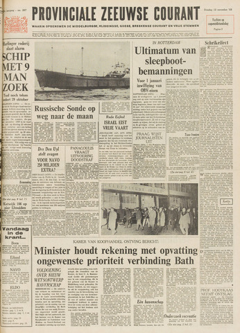Provinciale Zeeuwse Courant 1968-11-12
