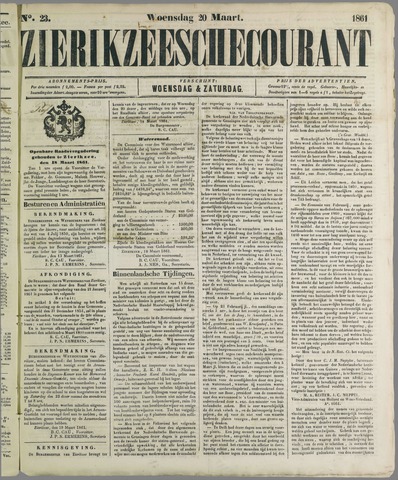 Zierikzeesche Courant 1861-03-20