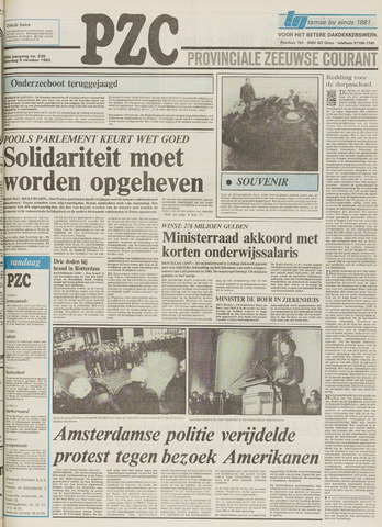 Provinciale Zeeuwse Courant 1982-10-09